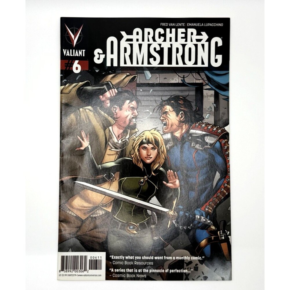 Archer & Armstrong #6 (2012) Valiant Comic First Print Fred Van Lente NM - Picture 6 of 7